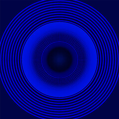 Abstract blue geometric background. Dynamic shapes composition.vector