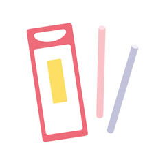 千歳飴のベクターイラスト：七五三・和風 - Chitoseame Vector Illustration: Shichi-Go-San and Japanese Style