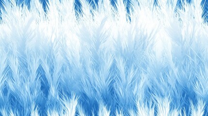 Ethereal Blue Feathers: Abstract visual exploration of layered blue feathers evoking softness, grace, and the purity of flight.