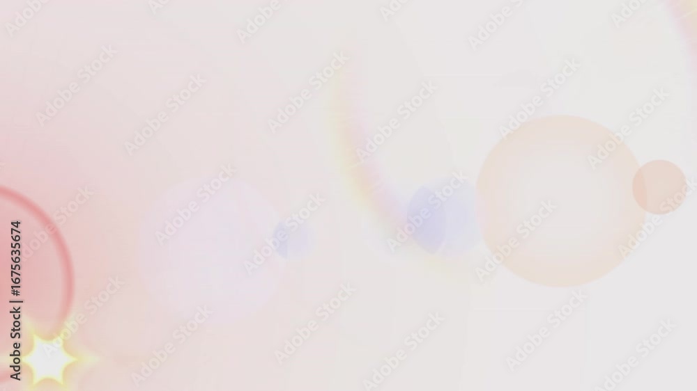 Poster animation of purple abstract patterns moving against colored background, copy space