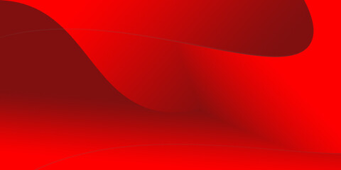 Illustration of a curved wave  in red gradient