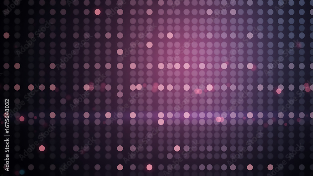 Aufkleber abstract technology background gradient dots forming a grid on a dark background data visualization