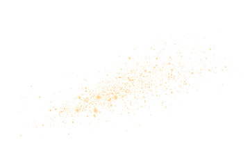 Magic shining yellow dust. Powder dust light. Fine, shiny dust bokeh particles fall off slightly. Fantastic shimmer effect.