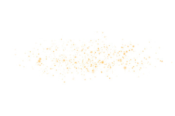 Magic shining yellow dust. Powder dust light. Fine, shiny dust bokeh particles fall off slightly. Fantastic shimmer effect.