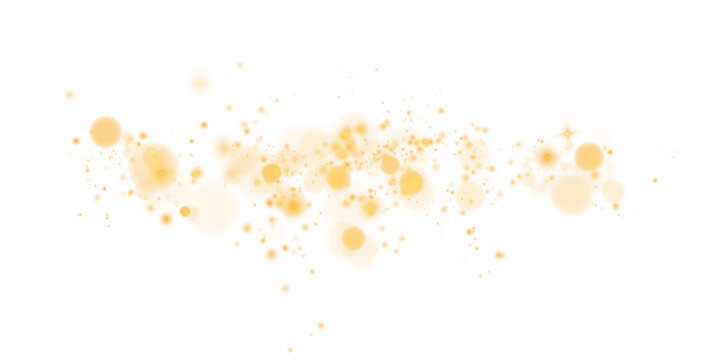 Magic shining yellow dust. Powder dust light. Fine, shiny dust bokeh particles fall off slightly. Fantastic shimmer effect. - Powered by Adobe