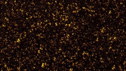 Loop gold dust stars particles animation motion flow up on black abstract Background. Gold stars particle on black background motion titles cinematic - Powered by Adobe