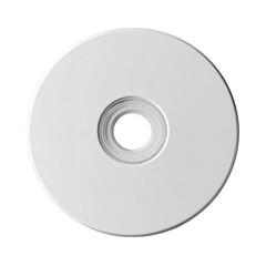 Blank white CD isolated great for data storage and music design