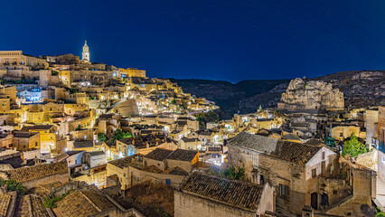 Matera in Basilicate region in south Italy