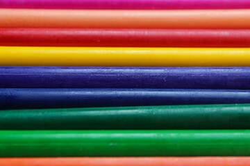 Close up of colored pencil texture