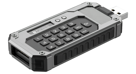 Secure Portable Hard Drive Data Encryption Storage Device