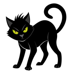 Fototapeta premium black cat