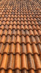 Roofing tile before cleaning