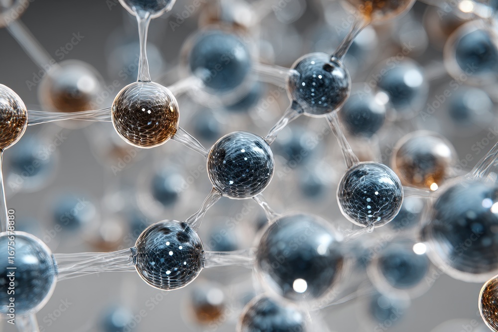 Poster Exploring the intricate structure of molecules and their role in DNA communication on a microscopic level