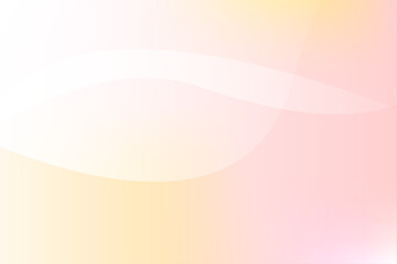 グラデーション　曲線　ピンクとオレンジ　抽象背景