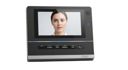 Modern Video Doorbell Security System Interface