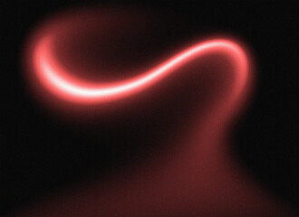 Abstract Red Light Trail on Black