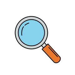 vector magnifying glass icon