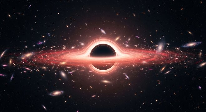 Black Hole - A Cosmic Abyss of Gravity and Light.