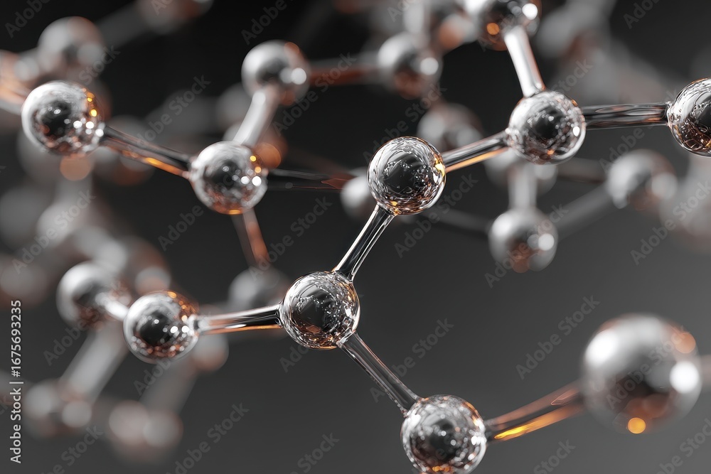 Poster molecule structure revealing communication pathways in dna offering insights into biological process