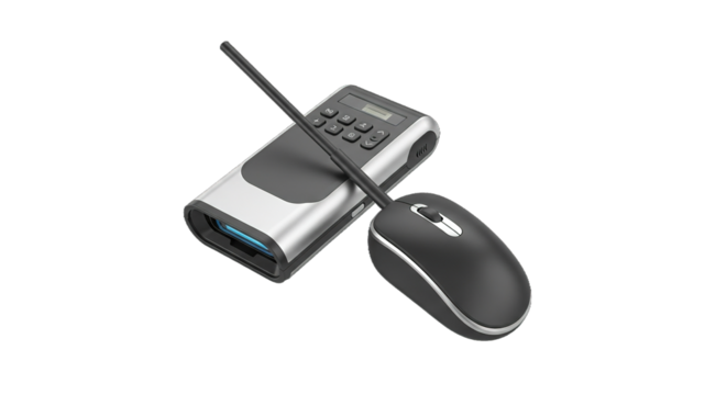 Wireless Keyboard Mouse Portable Travel Office Device