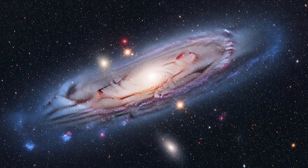 Andromeda Galaxy - A Celestial Marvel in Space.