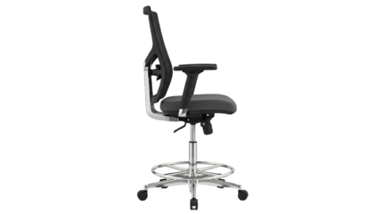 Modern Black Ergonomic Office Chair Adjustable Height
