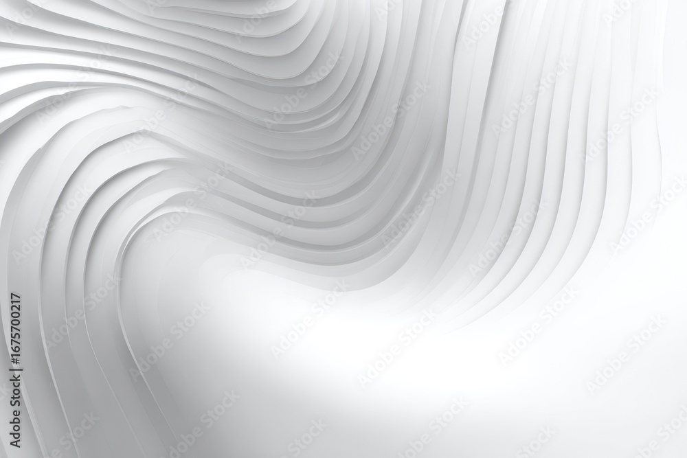 Aufkleber subtle abstract vector design featuring white clear blank textured waves illustrating soft contours 