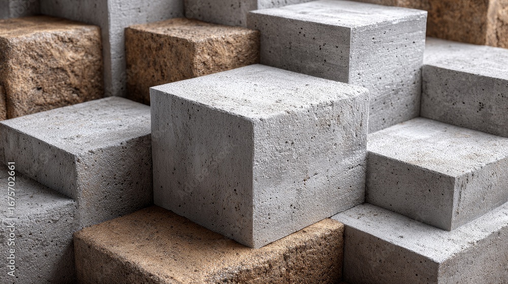 Poster building with cement blocks innovative construction techniques for modern architecture