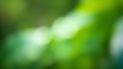 Abstract nature scene with blended green and blue tones, evoking environmental harmony.