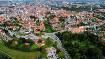 Aerial Panorama The Old Town