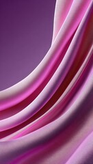 Obraz premium Pink draped fabric against a purple backdrop