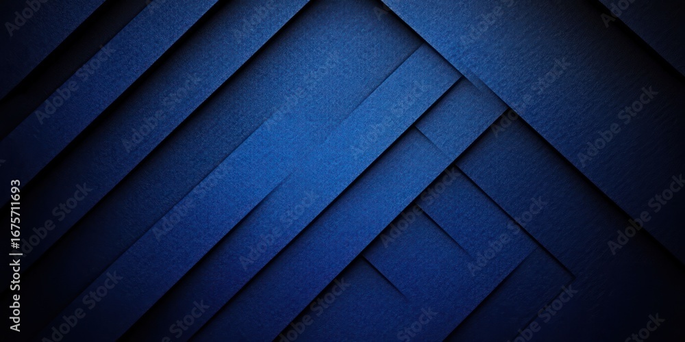 Aufkleber abstract geometric background with overlapping textured blue rectangles creating a layered and moder