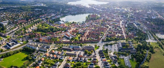 Aerial Panorama The Old Town