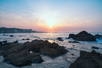 千葉　野島埼の夜明け