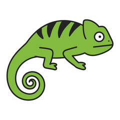 chameleon vector illustration