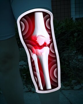 Knee Pain Relief Animation &ndash; Bamboo Therapy Concept for Joint Inflammation