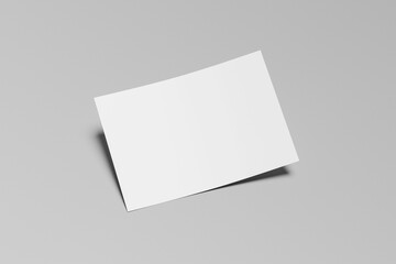 Blank A4 Flyer Landscape