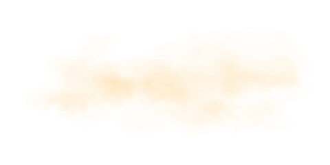 Realistic Yellow Mist with Fluffy Clouds, Soft Fog, and Transparent Weather Effects for Atmospheric and Meteorology Designs.
