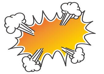 アメコミ風の吹き出し
