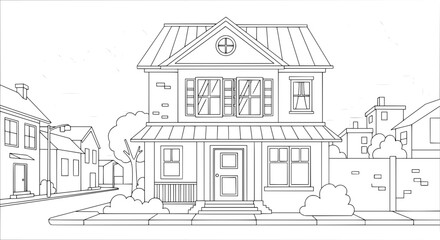 Fototapeta premium House with transparent background