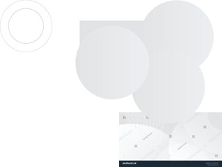 Modern white geometric abstract background overlap layer on bright space simple art