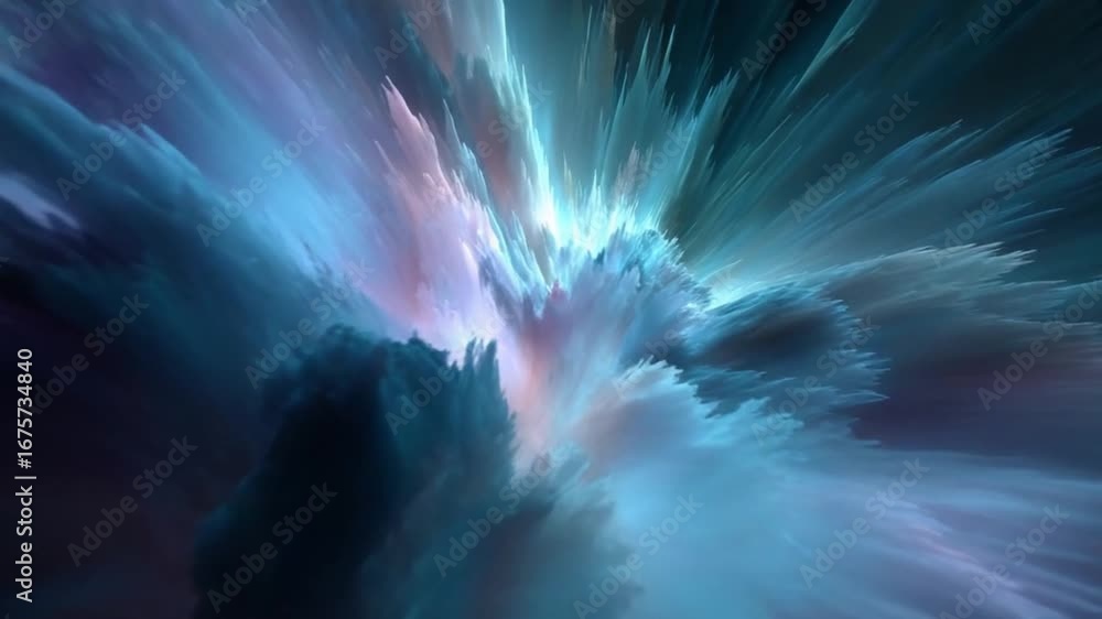 Aufkleber celestial clouds: an awe-inspiring display of vibrant colors unfolds, capturing the ethereal beauty 