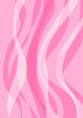 pink abstract background wave motif