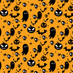 seamless halloween pattern