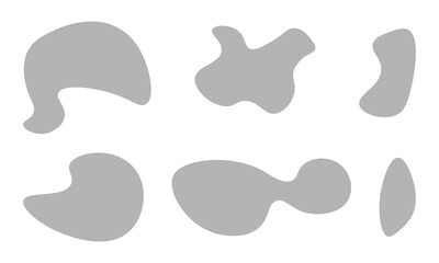 Abstract Organic Blob Shape Background