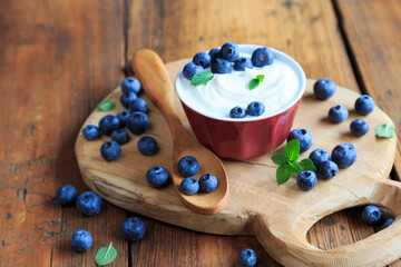 frische Blaubeeren mit reichlich Antioxidantien