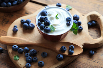 Superfood mit Blaubeeren