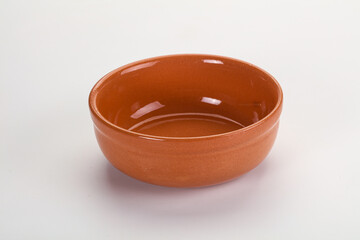 Empty clean color bowl dishware