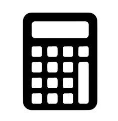 Naklejka premium vector calculator icon