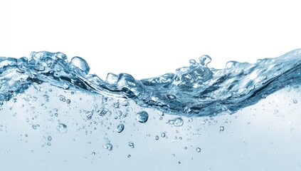 Rippling water surface with bubbles (2)